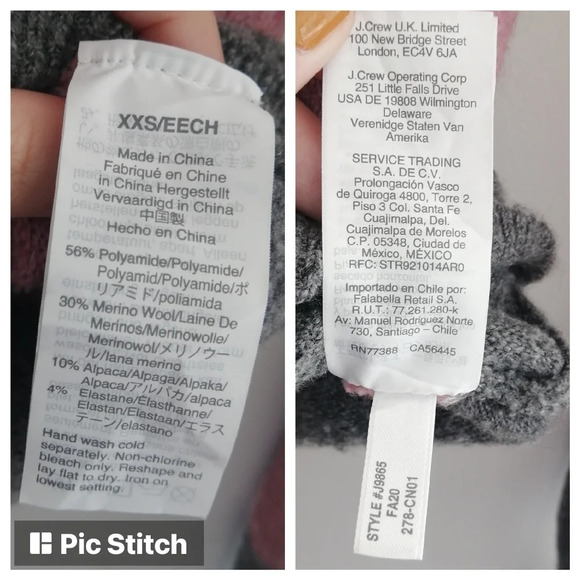 Madewell Crofton Wool and Alpaca Blend Stripe Textured Knit Sweater Oversize XXS - Picture 12 of 16